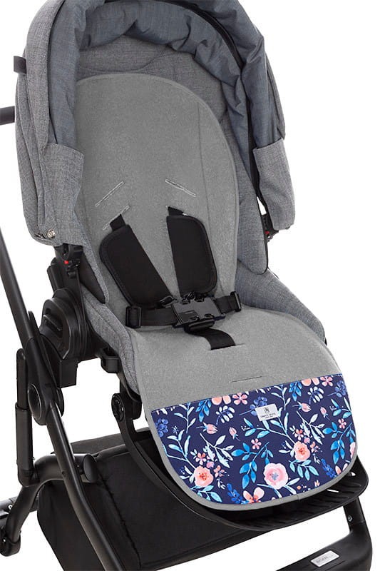 Wkładka do wózka spacerowego - szare Liski / Simple Wool