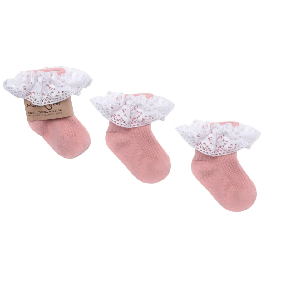 Skarpetki Vintage Love BRUDNY RÓŻ - rozmiary / Mama's Feet