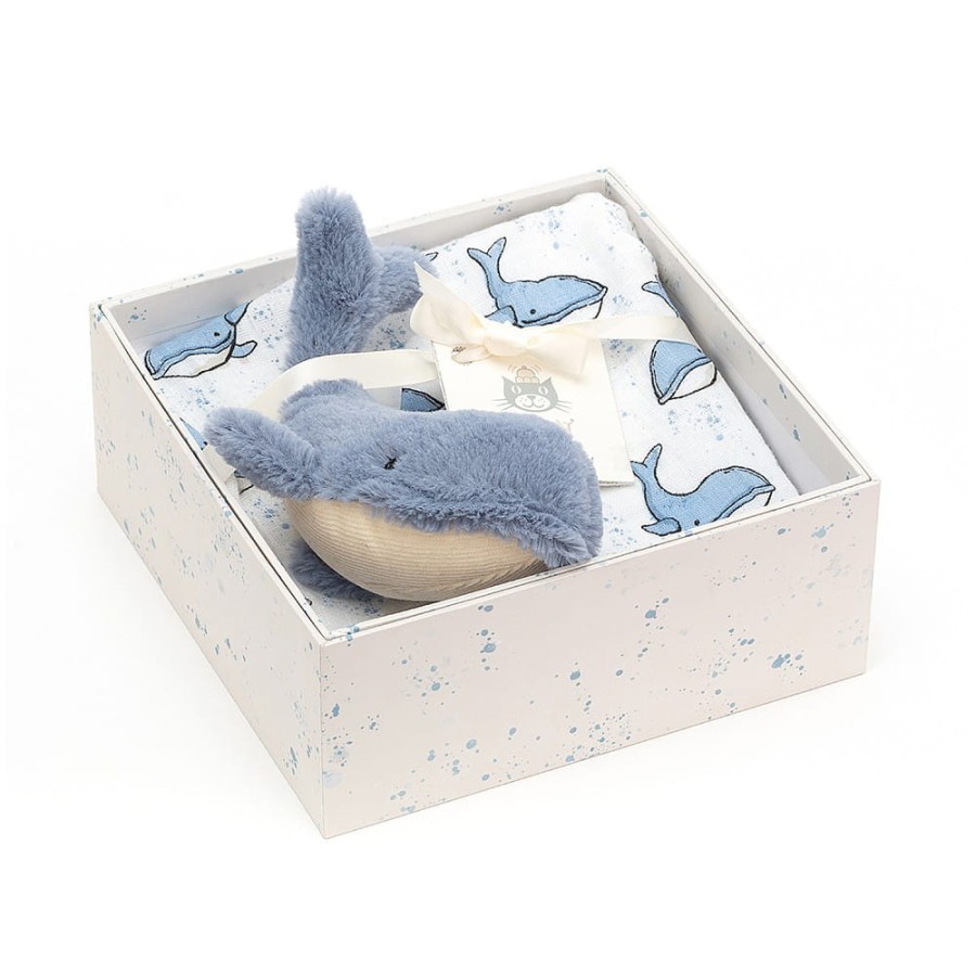 Zestaw prezentowy z wielorybem Wilbur / Jellycat