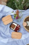 Lunchbox ze stali nierdzewnej z bambusową pokrywką - Garden Explorer / Lassig