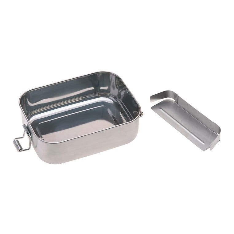 Lunchbox ze stali nierdzewnej z bambusową pokrywką - Garden Explorer / Lassig