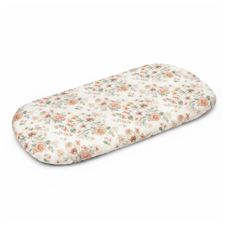 Bambusowe prześcieradło do gondoli - bloom / My Memi