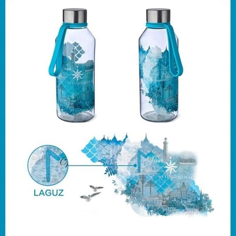 Butelka do wody Runes Wisdom Flask 0,65 L - water / Carl Oscar