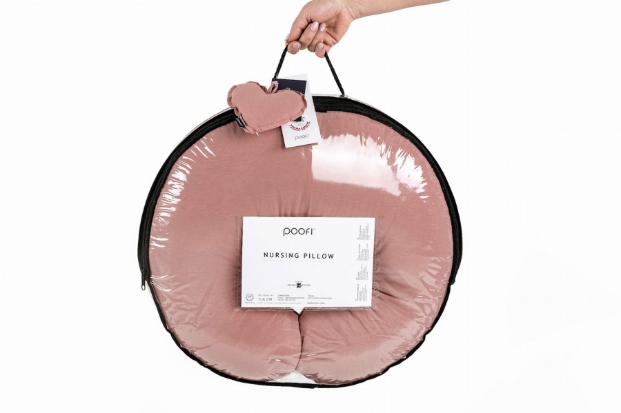 Poduszka do karmienia Organic kolor: herbaciana róża / Poofi