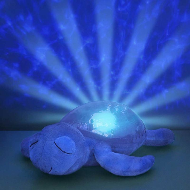 Lampka Tranquil Turtle Ocean -fioletowy żółw / Cloud b
