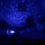 Lampka Tranquil Turtle Ocean -fioletowy żółw / Cloud b