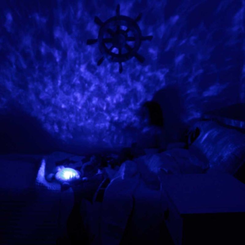 Lampka Tranquil Turtle Ocean -fioletowy żółw / Cloud b