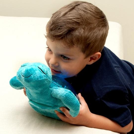 Lampka Tranquil Turtle Ocean - niebieski żółw / Cloud b