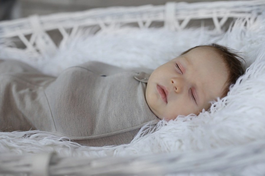 Otulacz FIRST STEP Melanżowy Jasny Szary / Sleepee