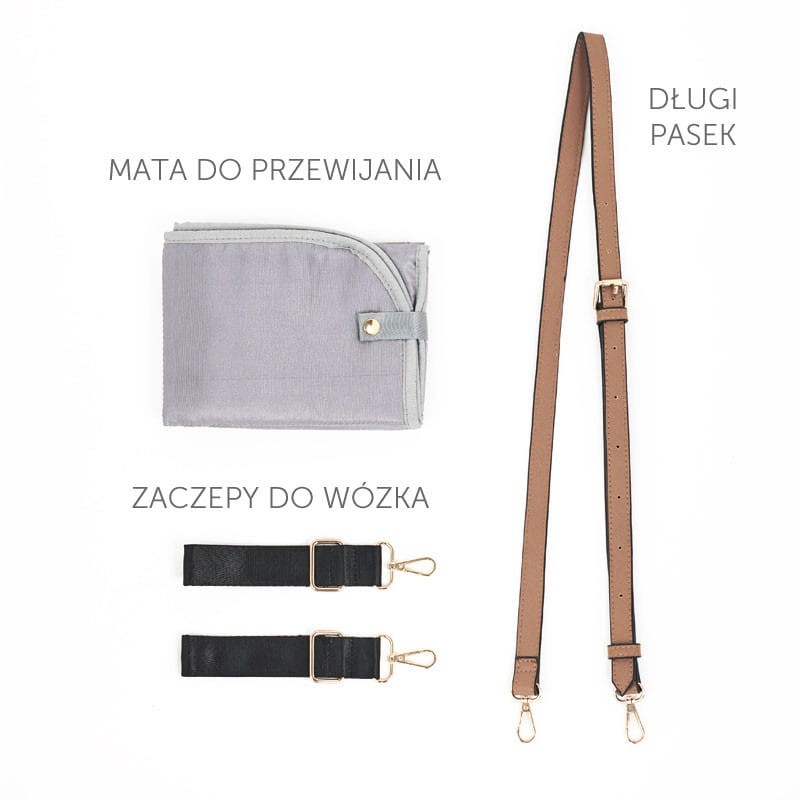 Torba dla mamy CARLA milk chocolate / Joissy