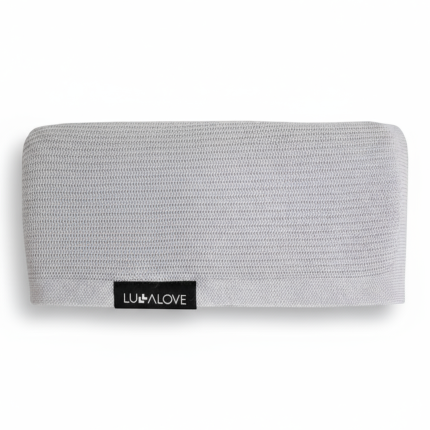 Lekki, dzianinowy kocyk - mgiełka Szary / Lullalove