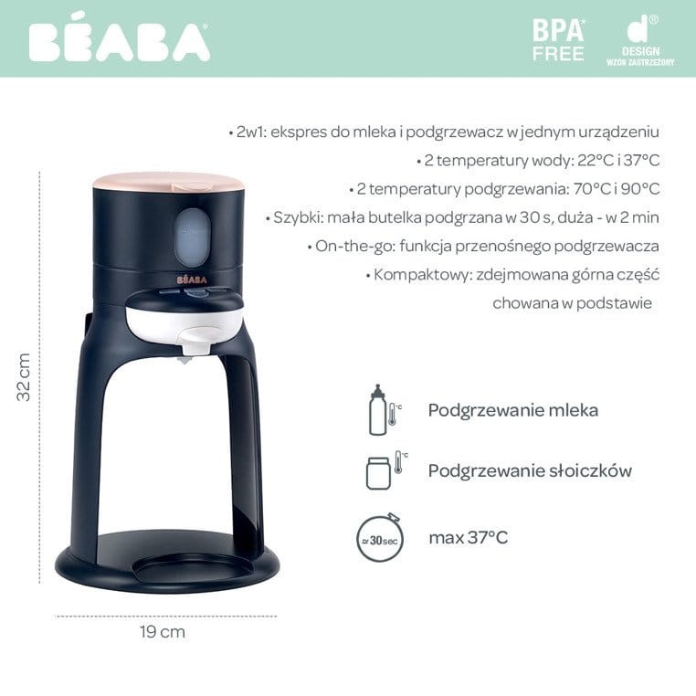 Ekspres do mleka 2w1 Night blue Bib'expresso® / Beaba