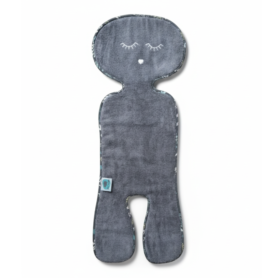 Wkładka bambusowa do fotelika GREY & BOTANIC 0-12 miesięcy / Pink no more