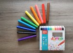 Flamastry Jumbo - 10 kolorów / Apli Kids