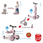 Highwaykick1 2w1 Jeździk i hulajnoga 1-5 lat Rose / Scootandride