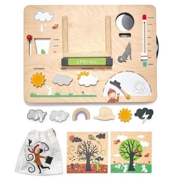 Drewniana stacja pogodowa / Tender Leaf Toys