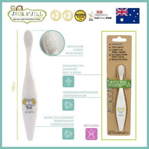 Szczoteczka do zębów Słonik / Jack N' Jill
