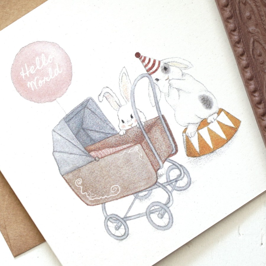 Kartka okolicznościowa - Hello World / Hi Little