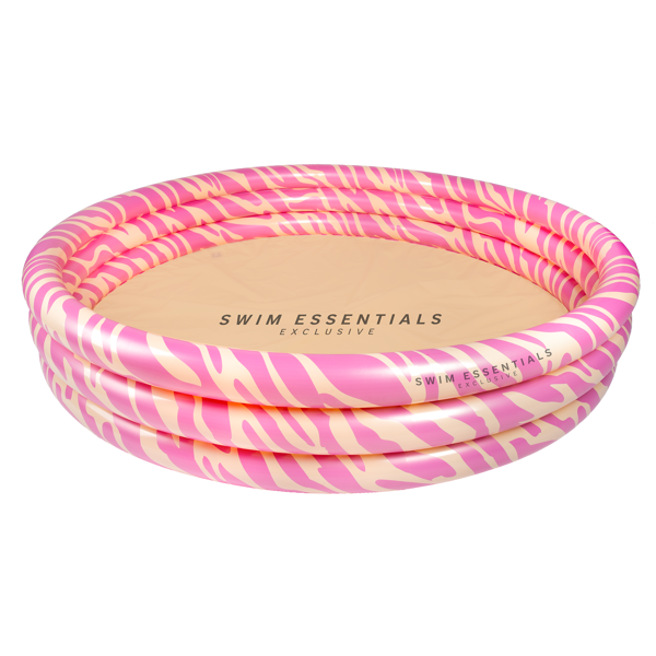 Basen kąpielowy pastelowa zebra 150cm / The Swim Essentials