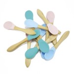 Łyżeczki do nauki samodzielnego jedzenia zielona niebieska / Minikoioi