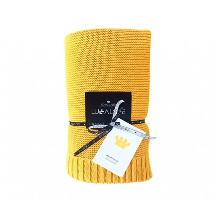 BAMBUSOWY KOC 80X100 MUSZTARDOWY Z MIODEM  LULLALOVE.jpg