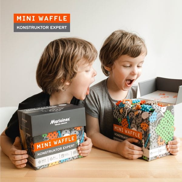 Klocki waffle MINI Konstruktor Expert 501 szt. / Marioinex