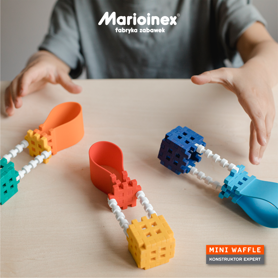 Klocki waffle MINI Konstruktor Expert 501 szt. / Marioinex