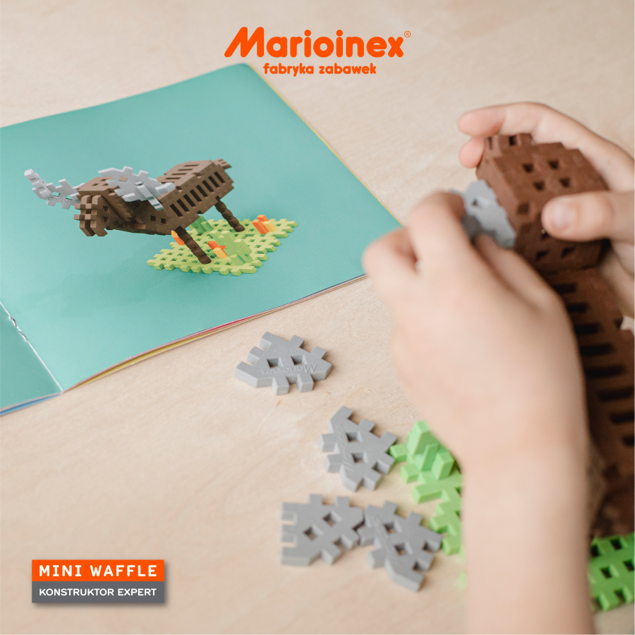 Klocki waffle MINI Konstruktor Expert 501 szt. / Marioinex