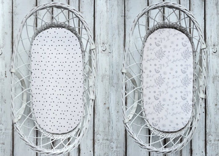 Prześcieradło do gondoli We Care 2-pak Kropki/Bloom / Sleepee