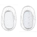 Prześcieradło do gondoli We Care 2-pak Kropki/Bloom / Sleepee