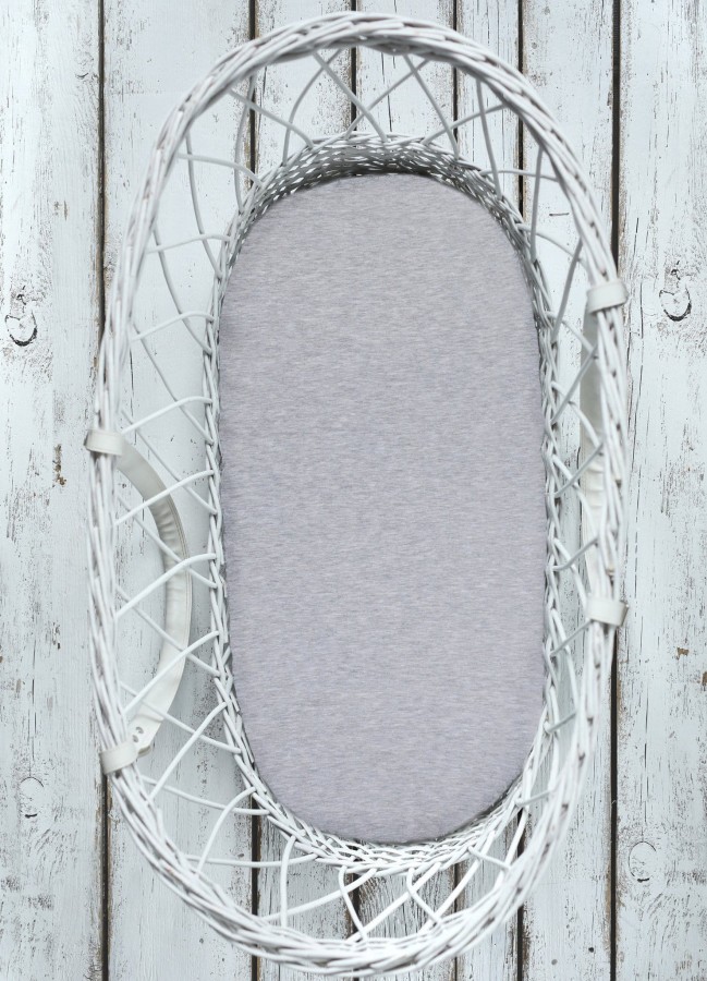 Prześcieradło do gondoli We Care 2-pak Jasny szary/Róż / Sleepee