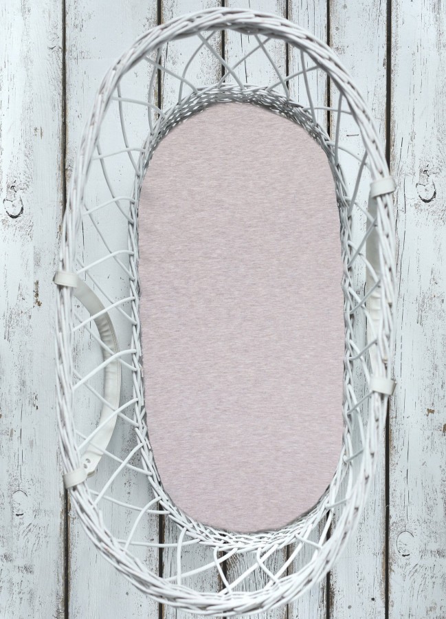 Prześcieradło do gondoli We Care 2-pak Jasny szary/Róż / Sleepee