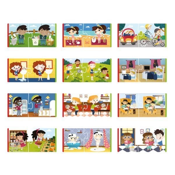 Puzzle ekologiczne dla dzieci - Ochrona środowiska / Adventerra Games