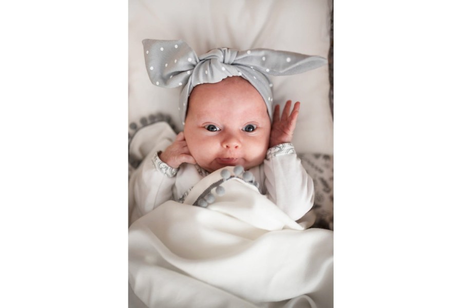 Kocyk bambusowy z pomponikami Etna / Maylily