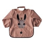 Śliniak z rękawkami Łoś rust / Baby Livia