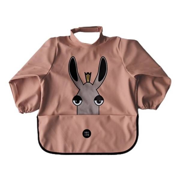 Śliniak z rękawkami Łoś rust / Baby Livia