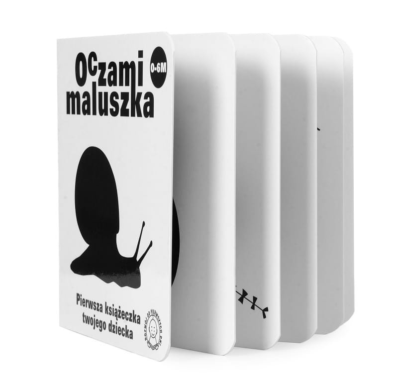 Oczami Maluszka kontrastowa książeczka Ślimak / Sierra Madre