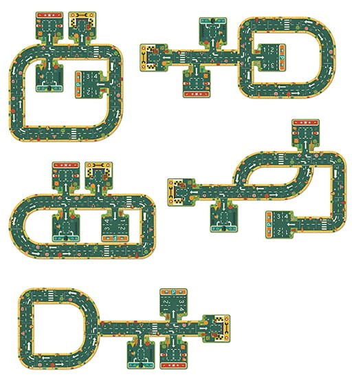 Puzzle kartonowe DROGI / Djeco