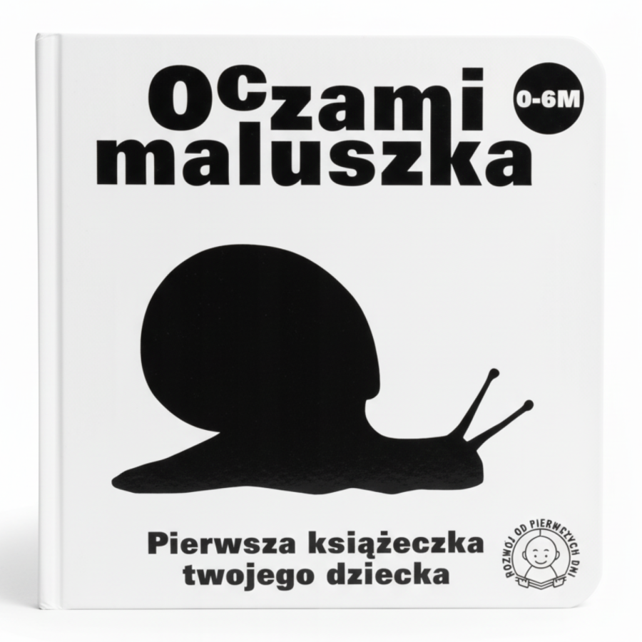 Oczami Maluszka kontrastowa książeczka Ślimak / Sierra Madre