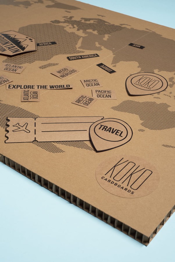 Mapa Świata / Koko Cardboards