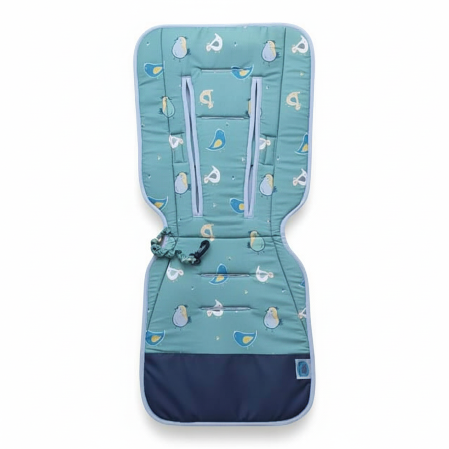 Wkładka do wózka CRAZY BIRDS / Pink no more