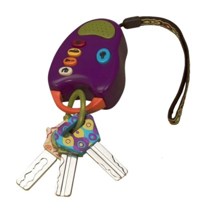 FunKeys – zestaw kluczy samochodowych z pilotem FIOLETOWY / B.Toys BX1200Z