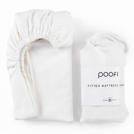 Prześcieradło Organic&Color ŚMIETANKA / POOFI