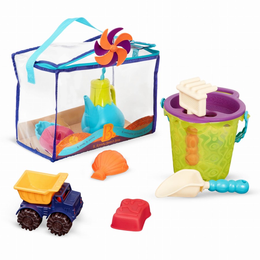 B. Ready Beach Bag – torba z akcesoriami do piasku - niebieska / B.Toys