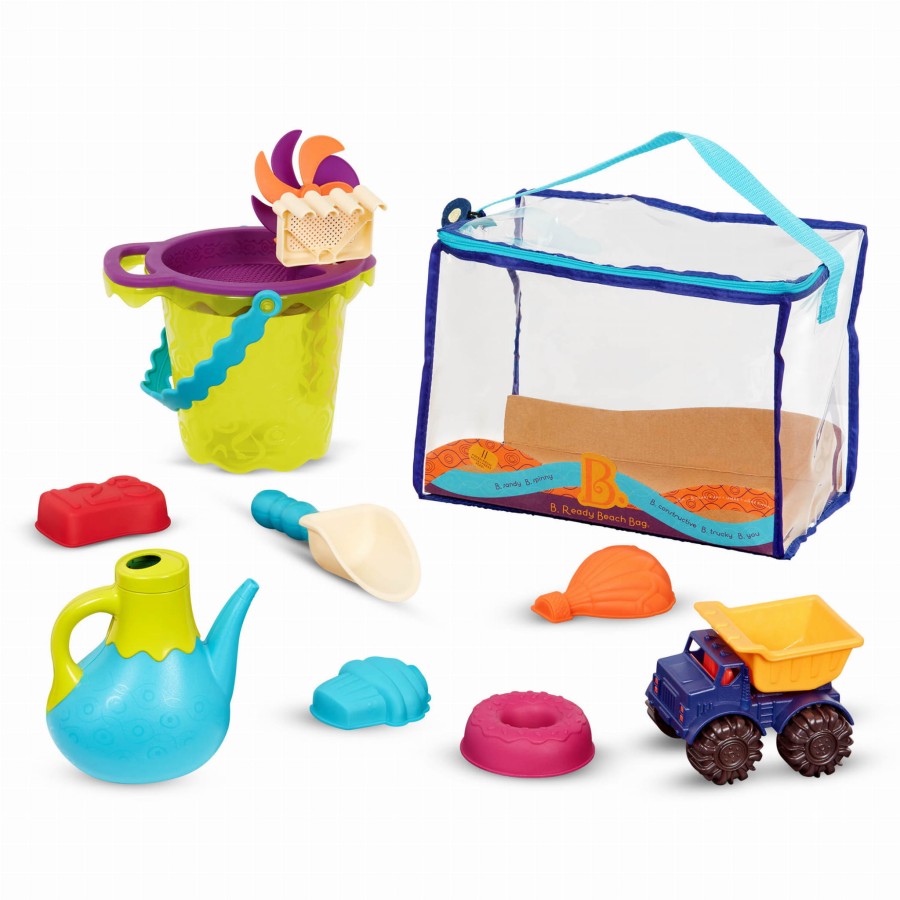 B. Ready Beach Bag – torba z akcesoriami do piasku - niebieska / B.Toys