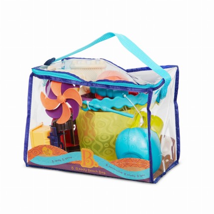 B. Ready Beach Bag – torba z akcesoriami do piasku - niebieska / B.Toys BX1307Z