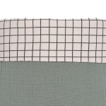Muślinowe kosze do przechowywania 3 sztuki Cozy Home szarozielone / Lassig