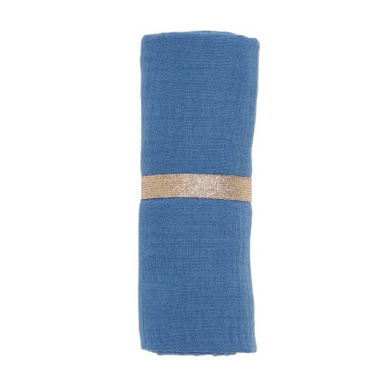 Pieluszka muślinowa granatowa / Bim Bla