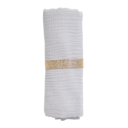 Pieluszka muślinowa szara / Bim Bla