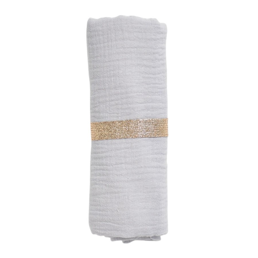 Pieluszka muślinowa szara / Bim Bla